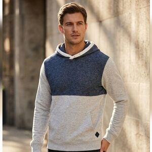 Paul Smith Charcoal and Light Gray Sweatshirt Hoodie - Size M Good Condition